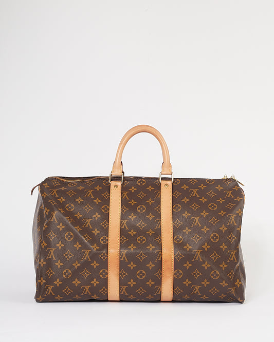 Louis Vuitton Monogram Canvas Keepall 45 Bag