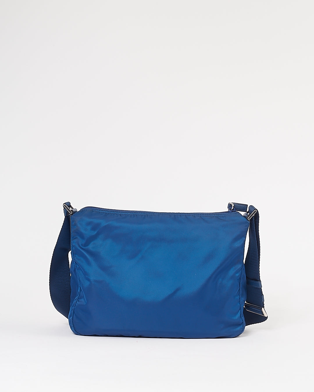 Sac messager Prada Tessuto en nylon bleu royal