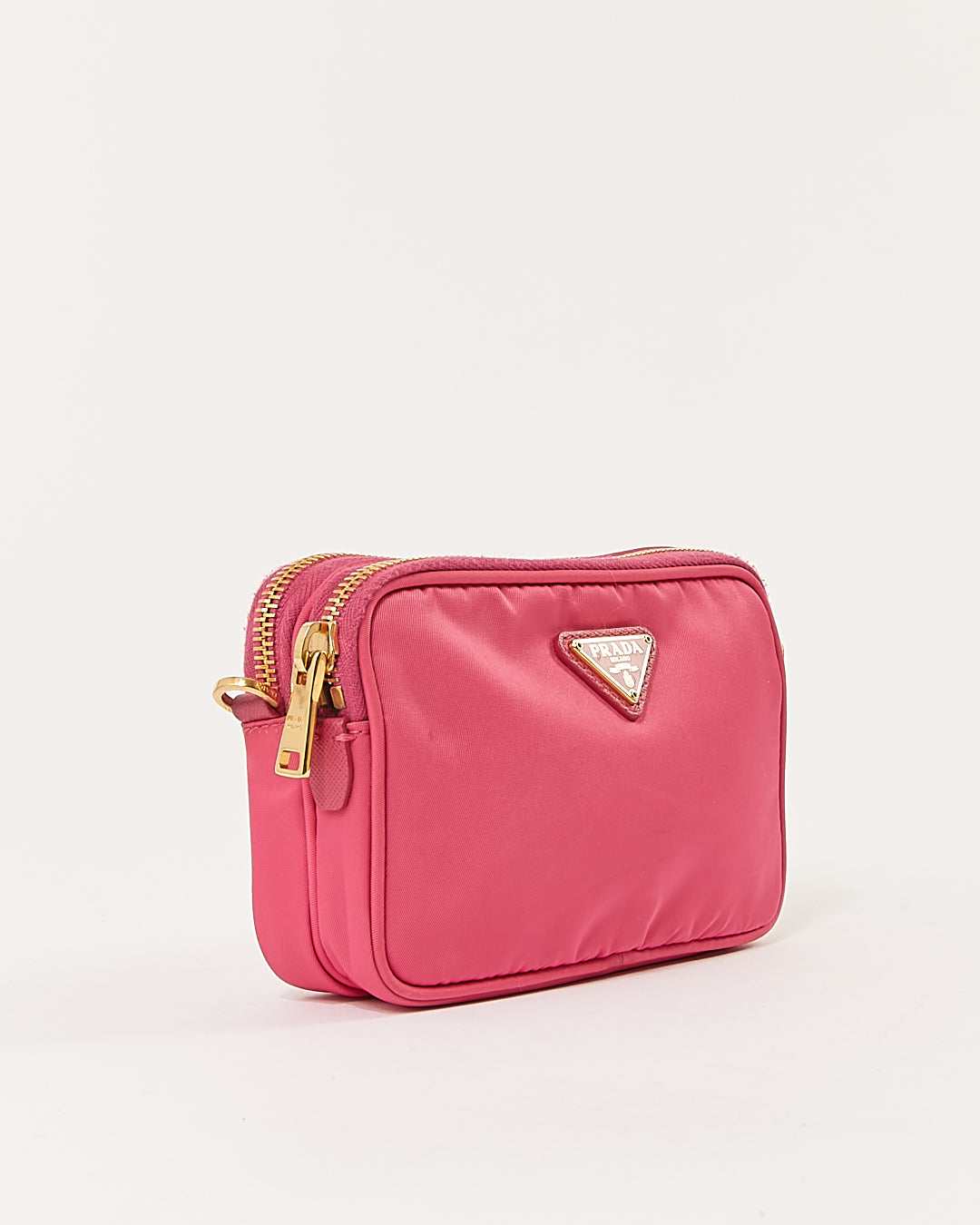 Prada Mini sac à bandoulière Tessuto en nylon rose