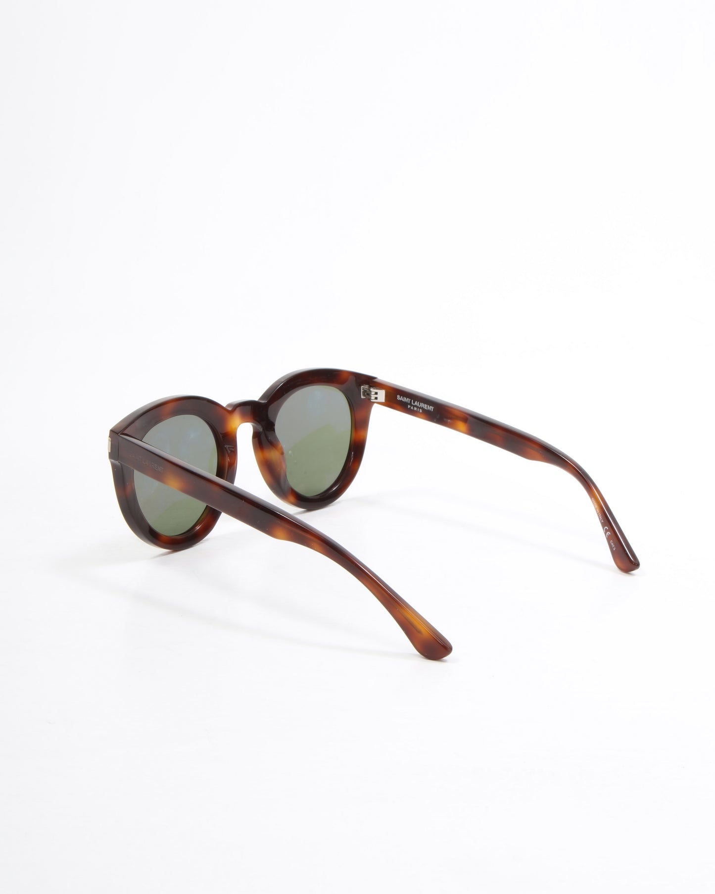 Saint Laurent Brown Tortoise Round Lense SL102 Sunglasses