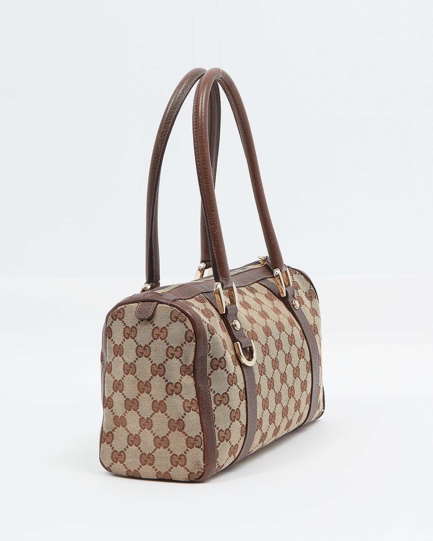 Gucci Brown GG Canvas Abbey Boston Bag