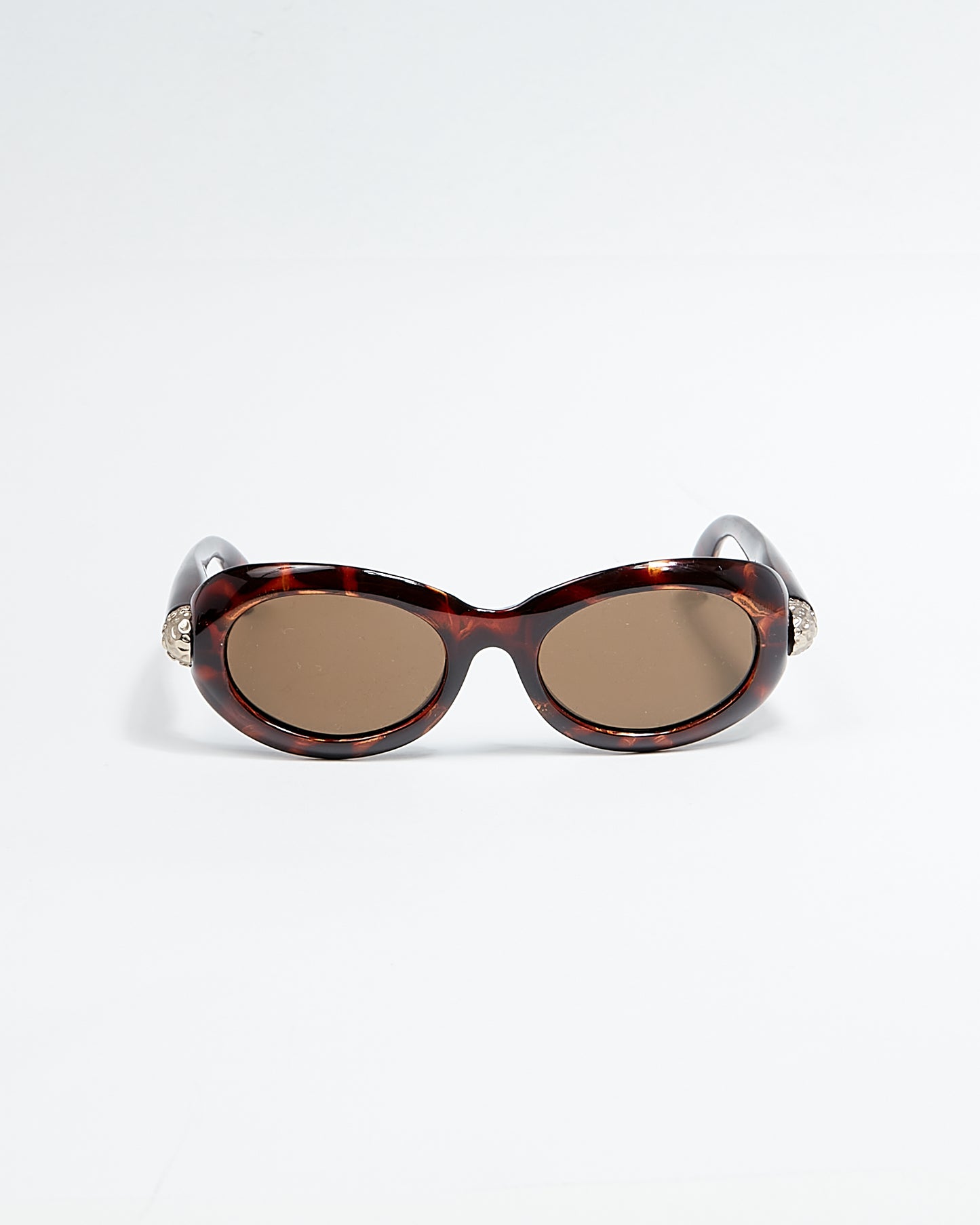 Rochas Lunettes de soleil ovales écaille marron 9059 17