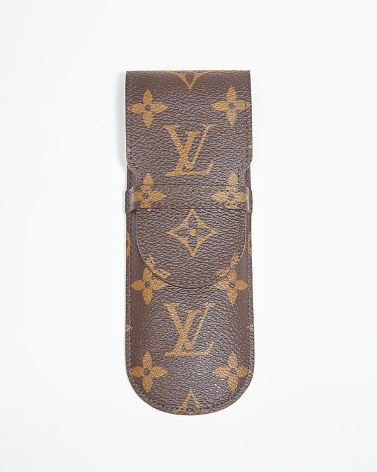 Étui à stylo en toile monogramme Louis Vuitton