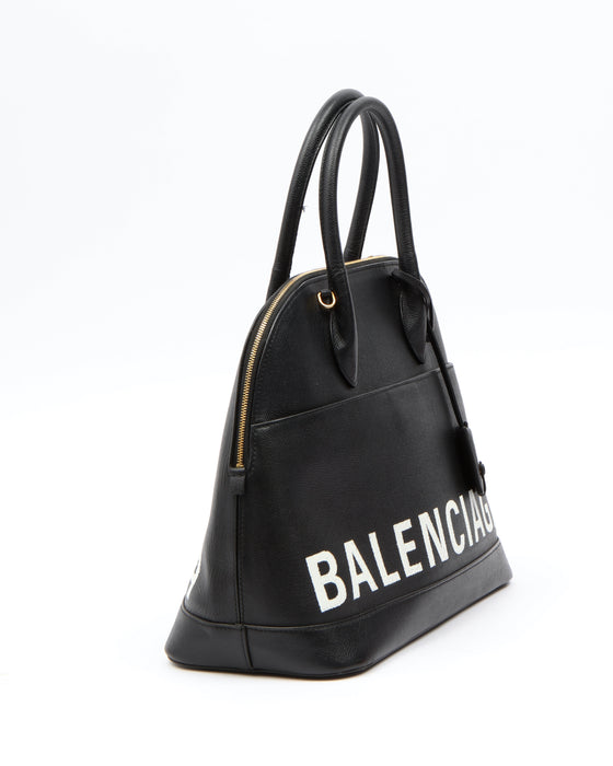 Balenciaga Grained Calfskin Ville Medium TopHandle Bag AUTHENTIC!