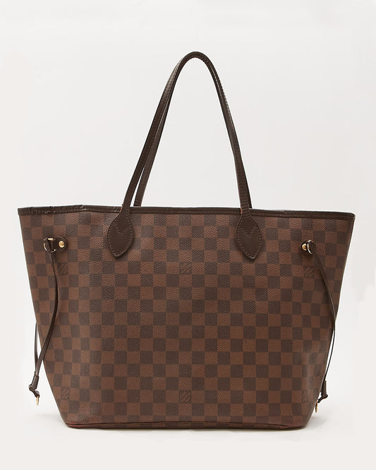 Louis Vuitton Damier Ebene Canvas Neverfull MM Tote Bag