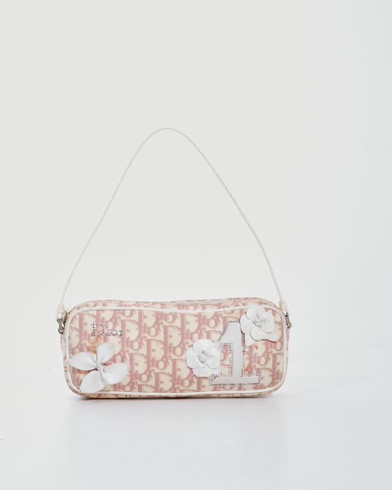 Christian Dior Light Pink Monogram Canvas Mini Shoulder Bag. The, Lot  #58049