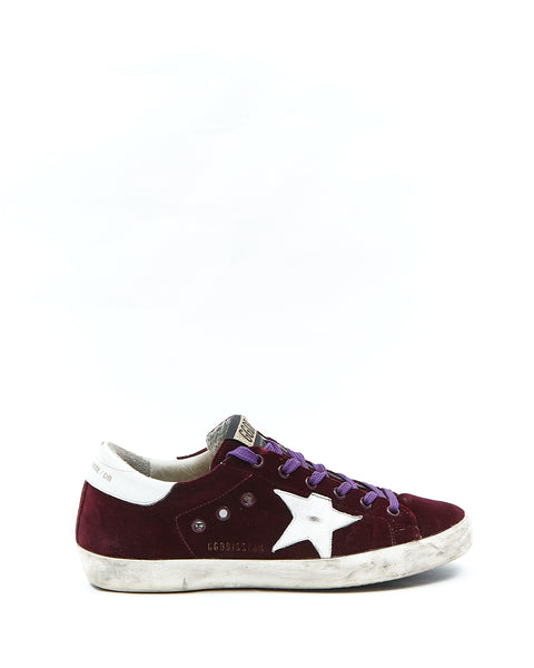 Golden goose 2025 burgundy velvet