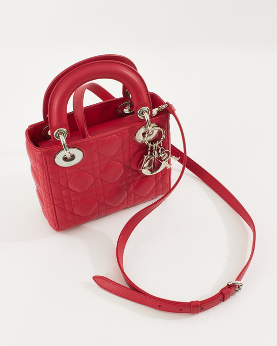 Dior  Mini Lady Dior White Cannage Bag  VSP Consignment