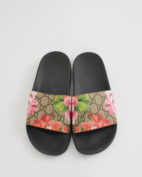 Gucci GG Blooms Supreme Slide Sandal