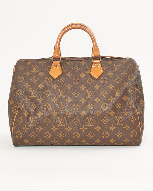 Louis Vuitton Monogram Canvas Speedy 35 Bag