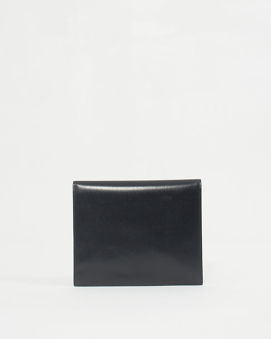 Saint Laurent Black Smooth Leather Baby Uptown Pouch Clutch – RETYCHE