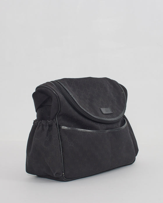 Gucci Black GG Canvas Shoulder Bag – RETYCHE