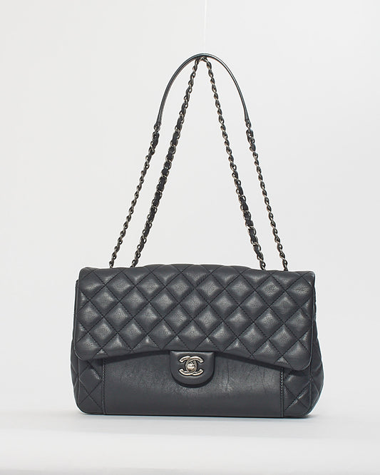Chanel Black Lambskin Flap Bag SHW