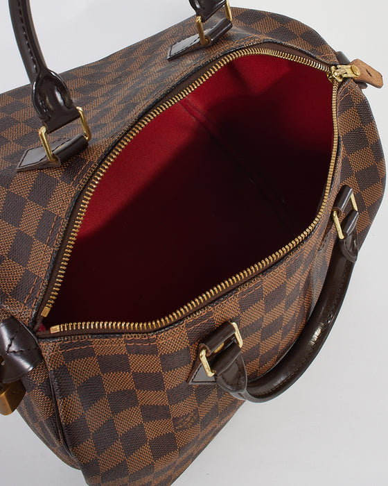 Louis Vuitton Damier Ebene Canvas Speedy 30 Bag – RETYCHE