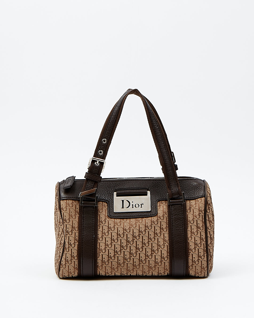 Sac Boston en toile Diorissimo beige Dior