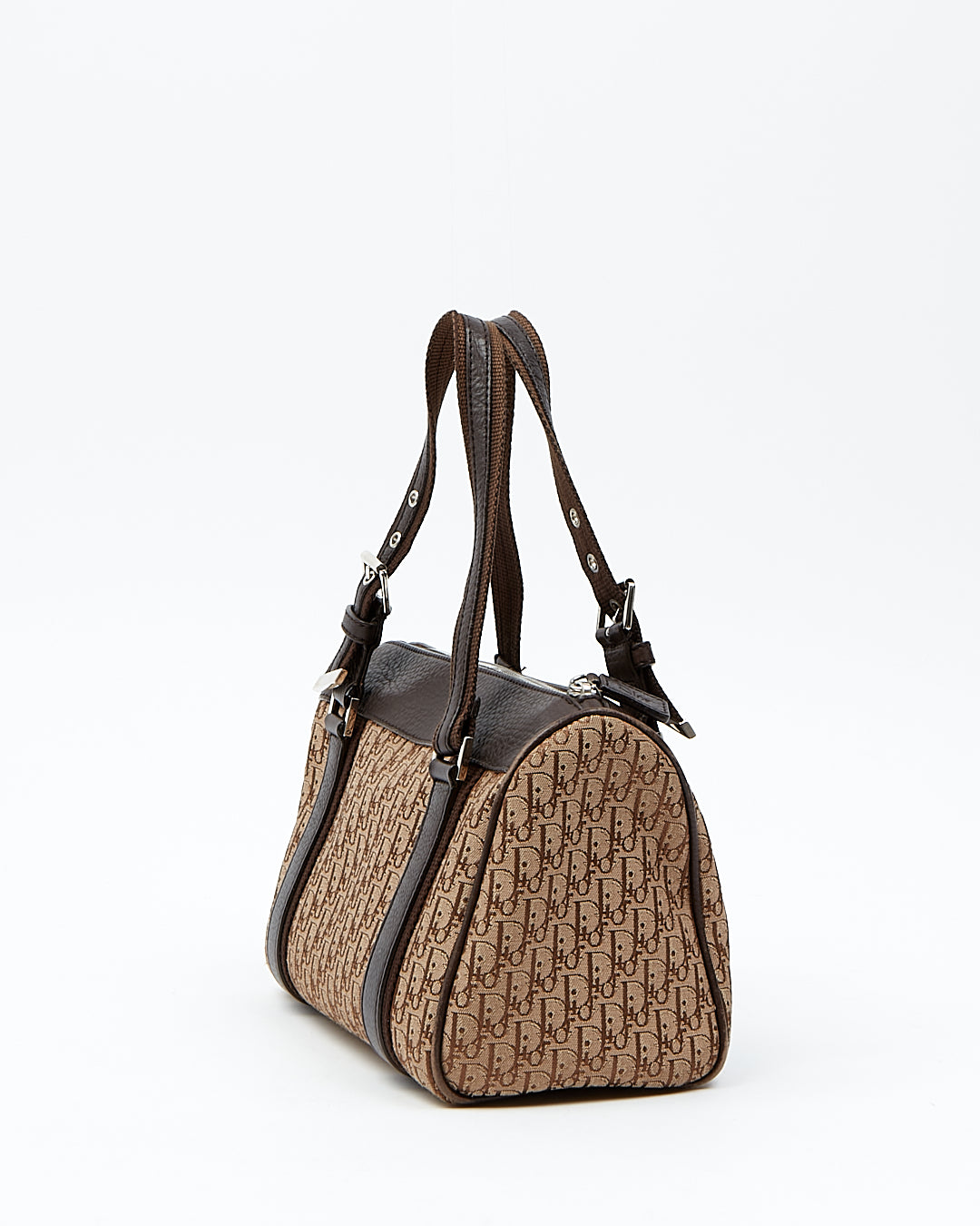 Sac Boston en toile Diorissimo beige Dior