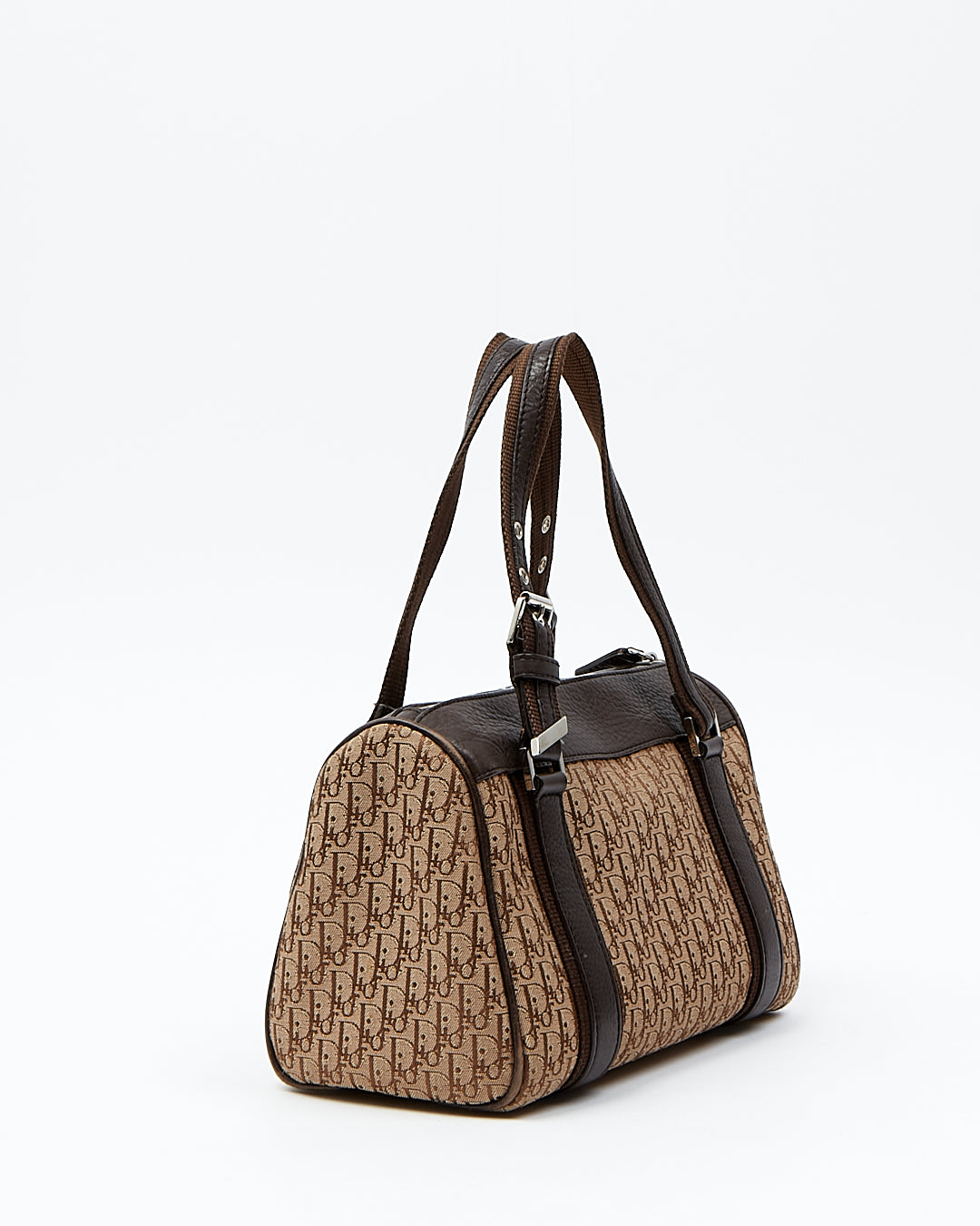 Sac Boston en toile Diorissimo beige Dior