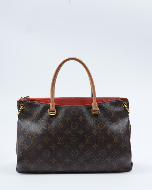 Louis Vuitton Monogram Canvas Pallas MM Top Handle Bag