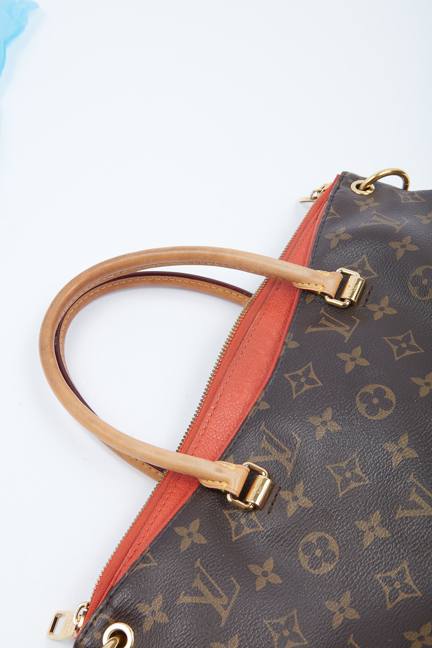 Louis Vuitton Monogram Canvas Pallas MM Sac à poignée supérieure