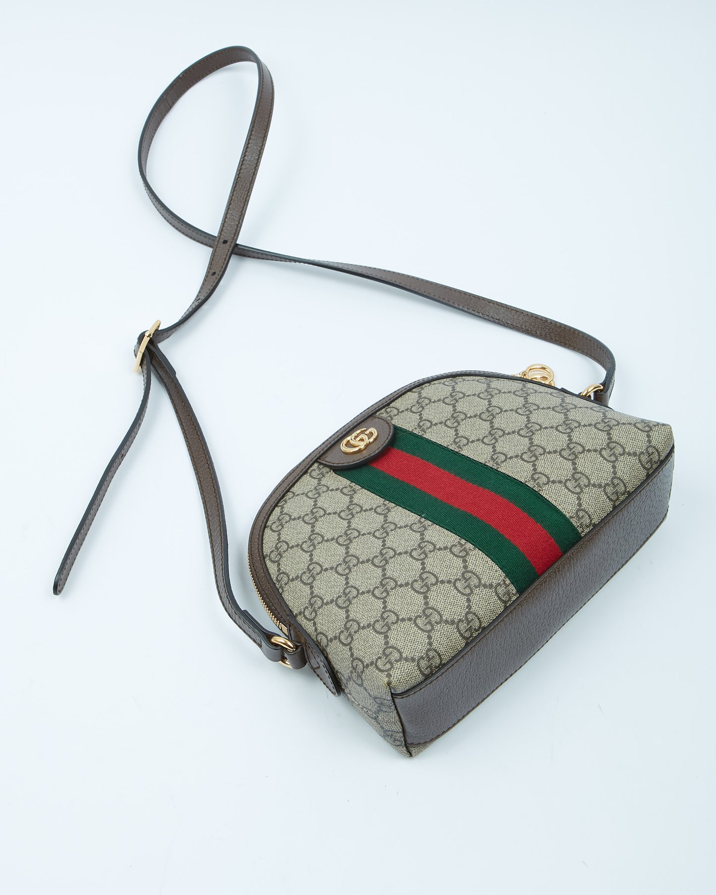 Gucci GG Supreme Canvas Web Petit sac à bandoulière Ophidia