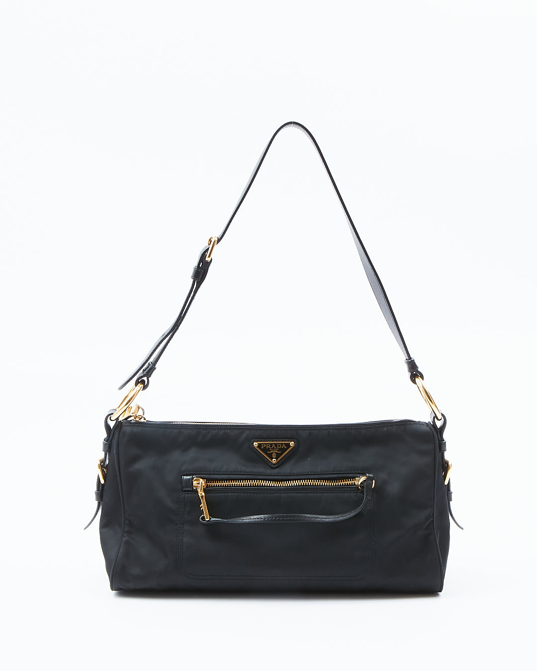 Prada Black Nylon Tessuto Shoulder Bag