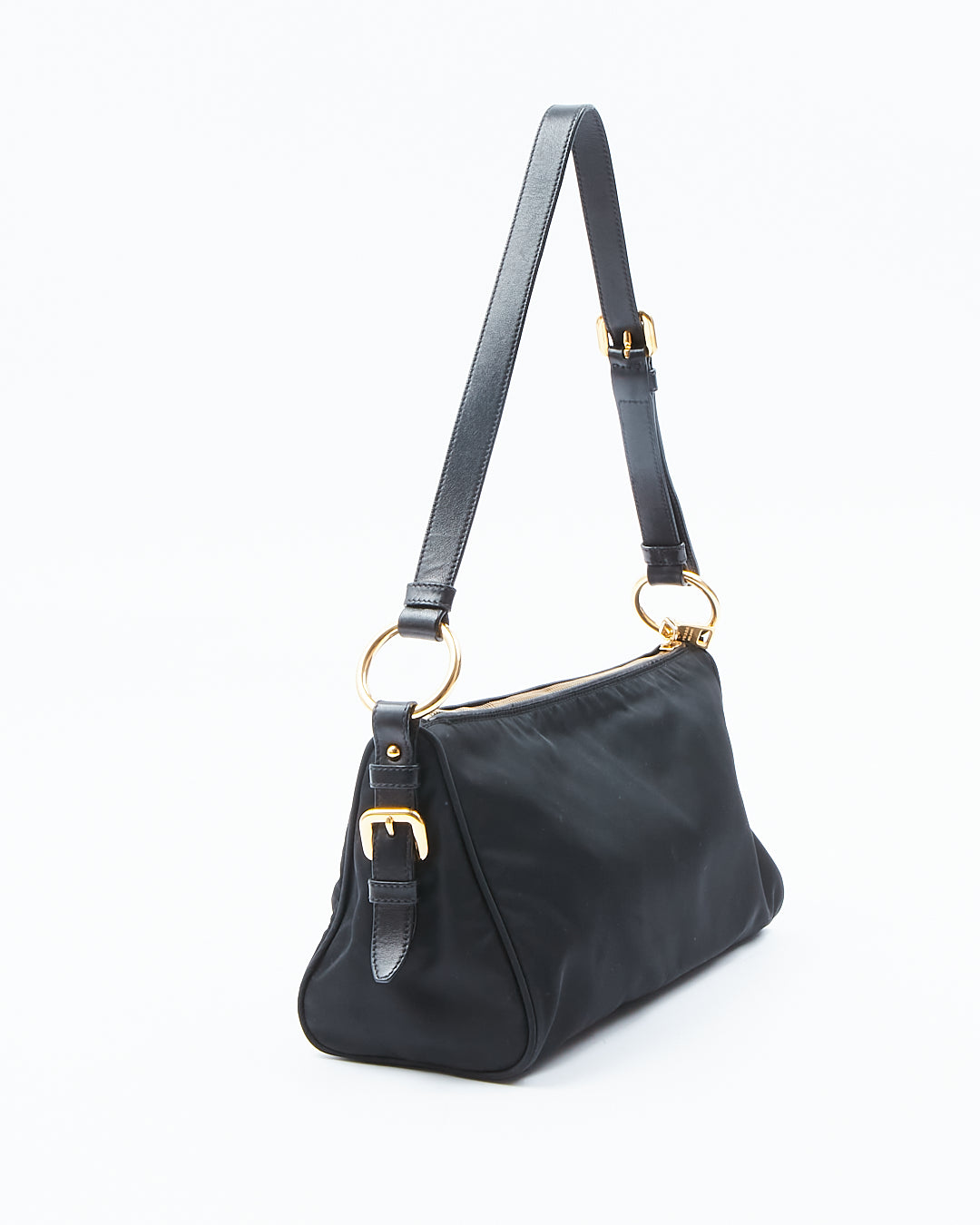 Prada Black Nylon Tessuto Shoulder Bag