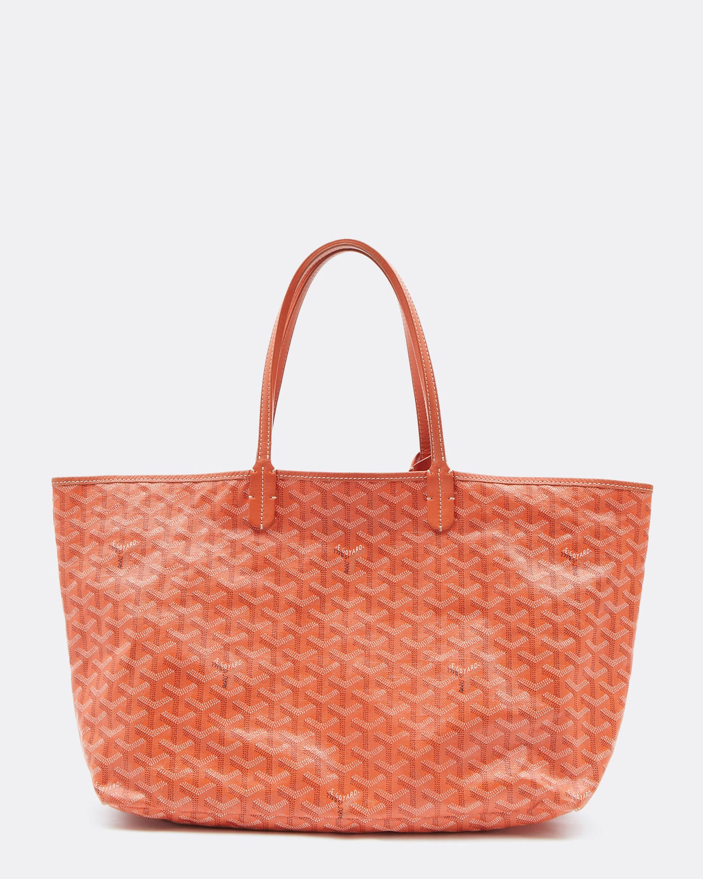 Sac fourre-tout Goyard en toile orange St.Louis PM avec pochette