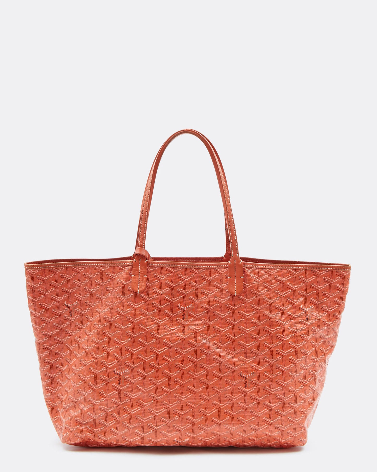 Sac fourre-tout Goyard en toile orange St.Louis PM avec pochette