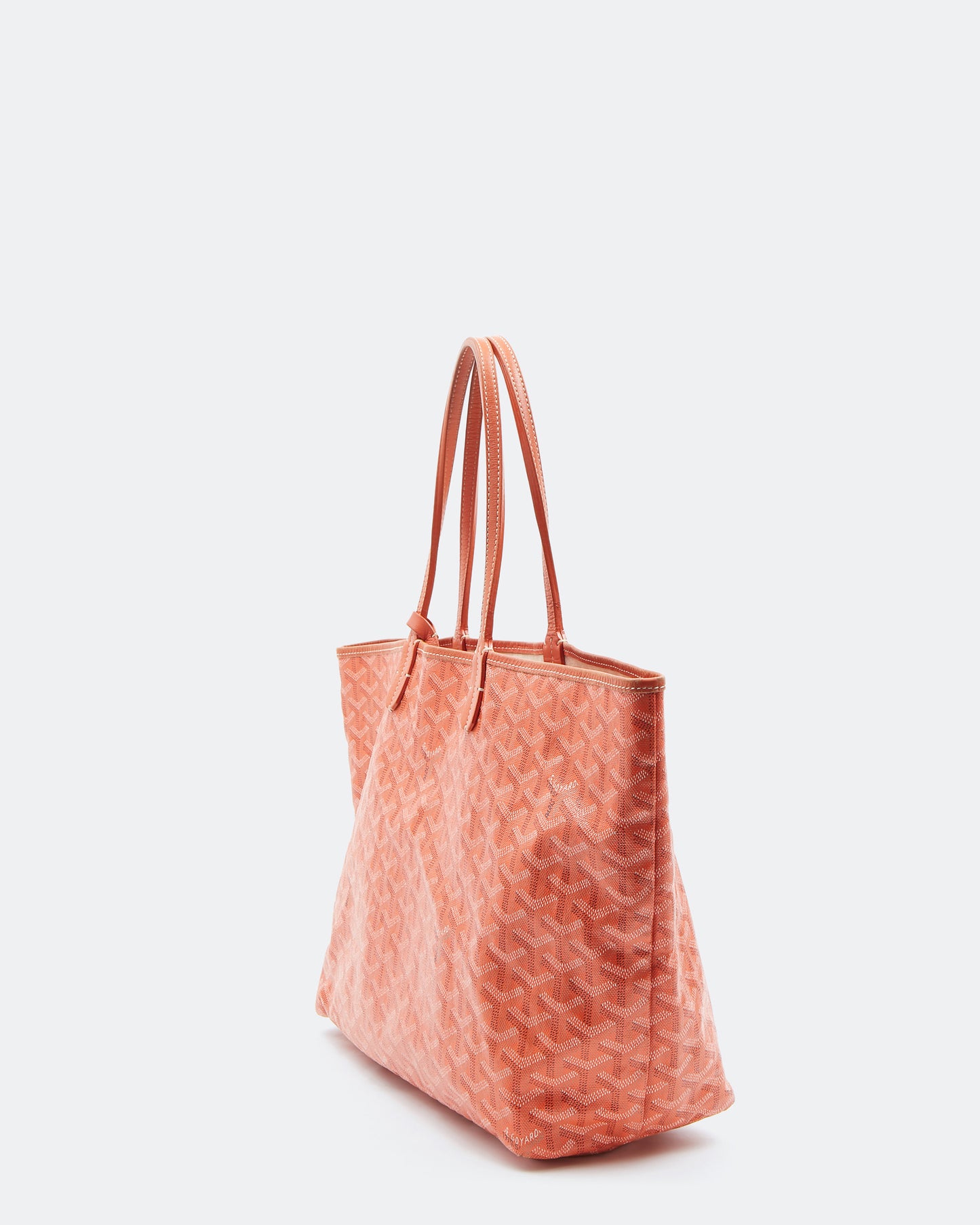 Sac fourre-tout Goyard en toile orange St.Louis PM avec pochette