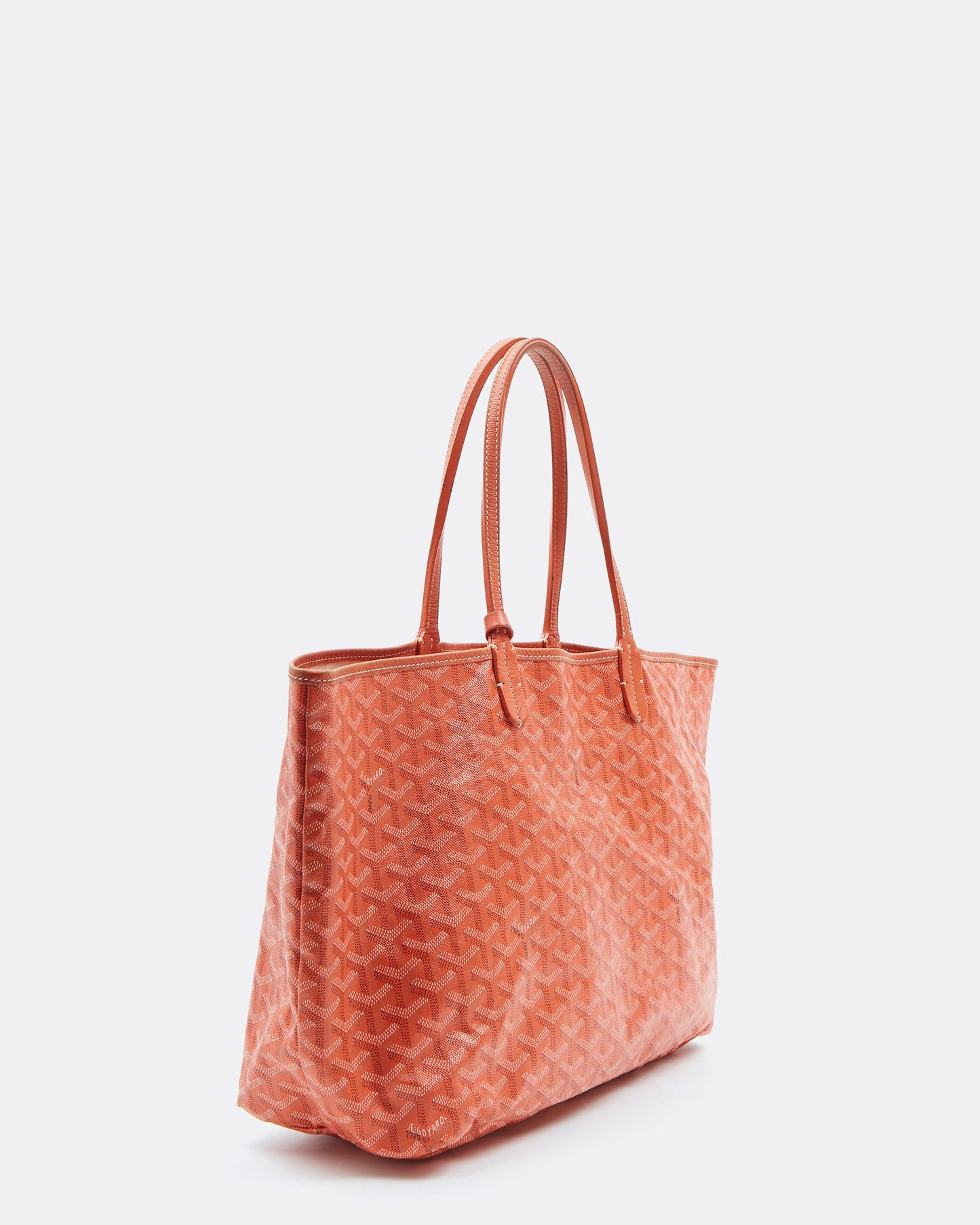 Sac fourre-tout Goyard en toile orange St.Louis PM avec pochette