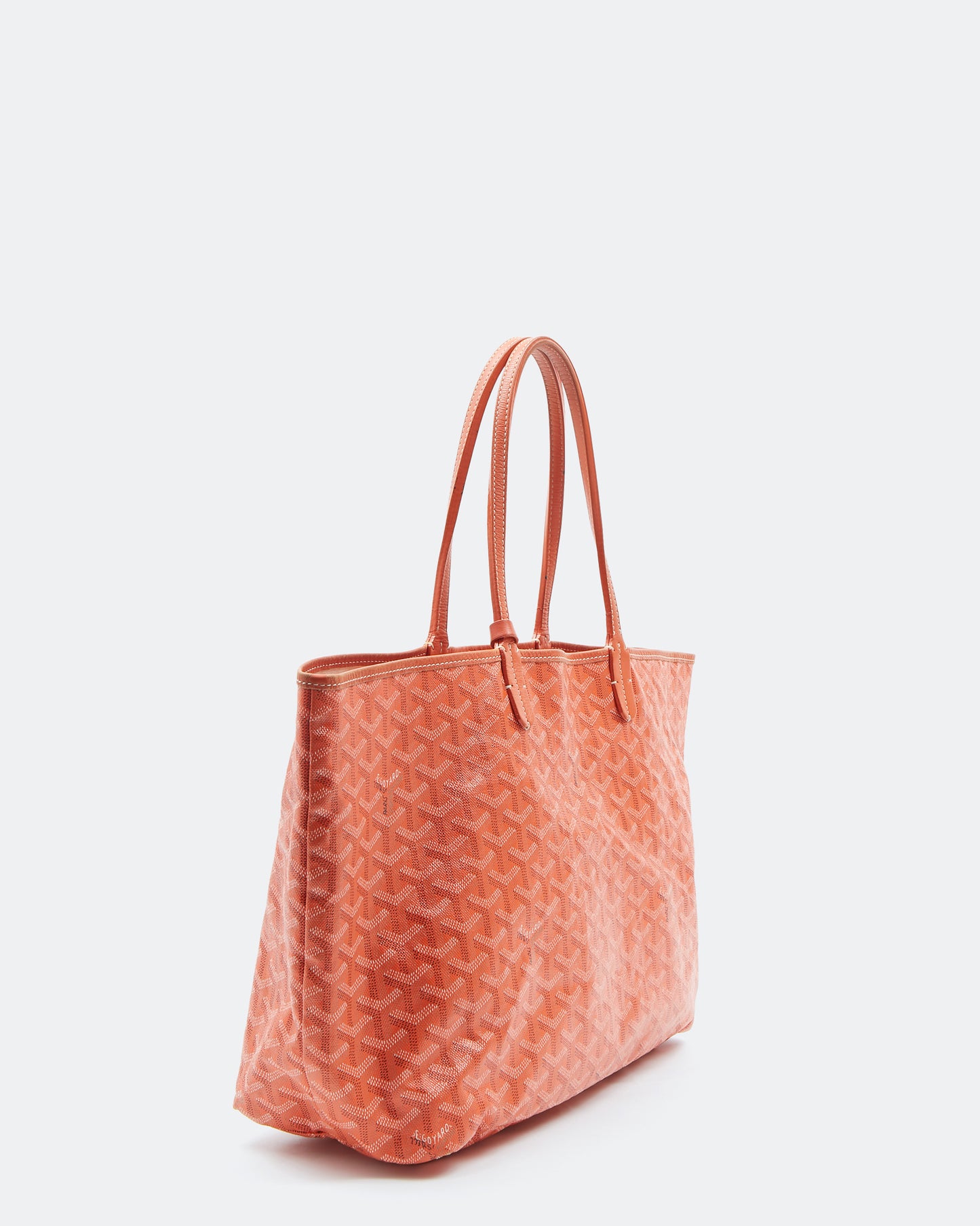 Sac fourre-tout Goyard en toile orange St.Louis PM avec pochette