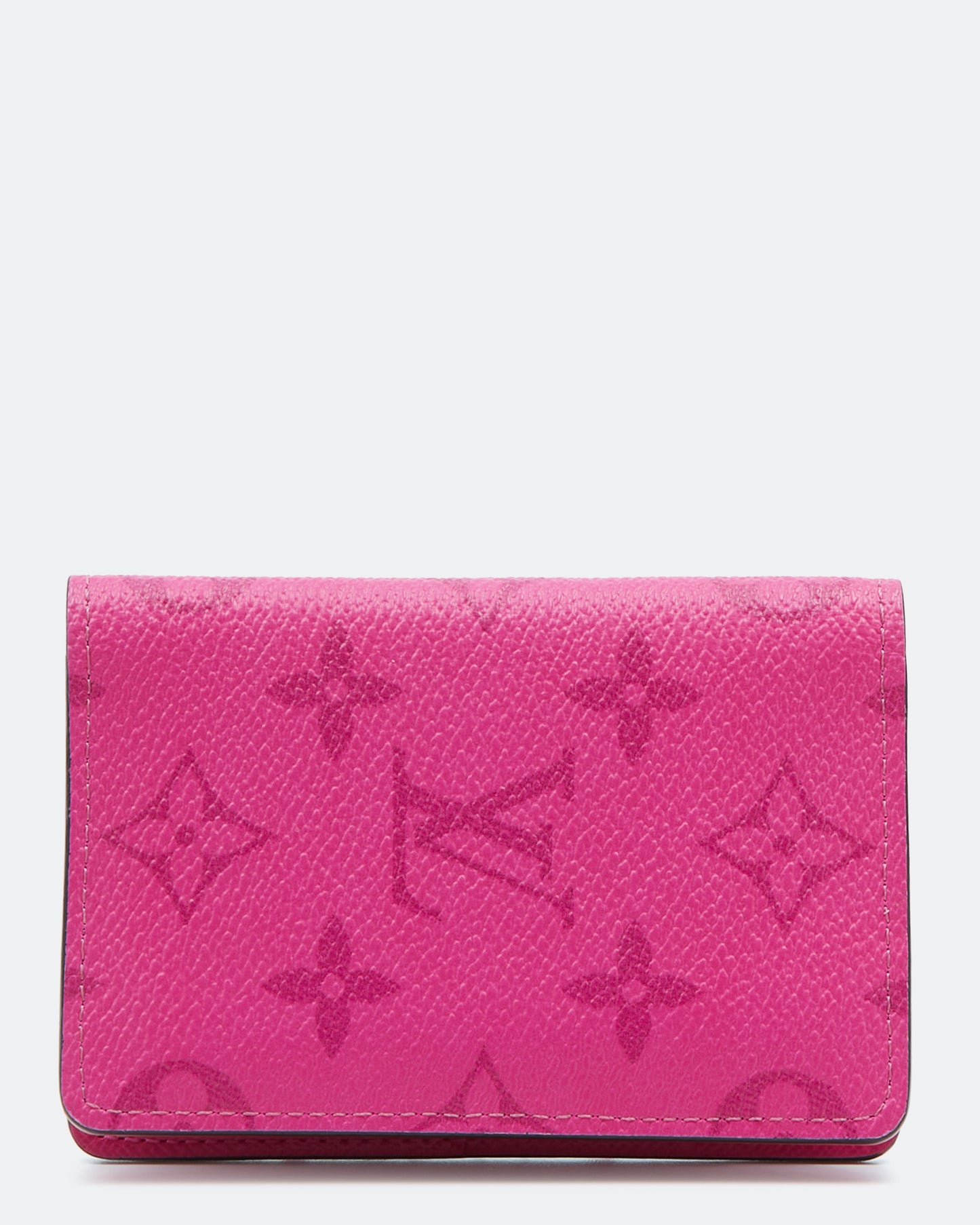 Louis Vuitton Pink Monogram Canvas Bi Fold Pocket Organizer Wallet