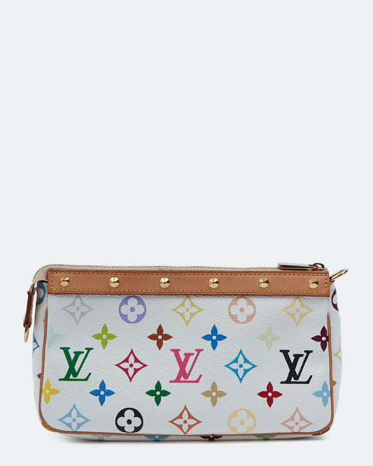 Louis Vuitton Monogram Multicolor Murakami Canvas Pochette Accessoires