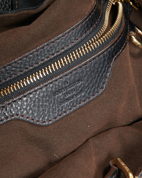 2009 Louis Vuitton Caramel Perforated Monogram Mahina Leather