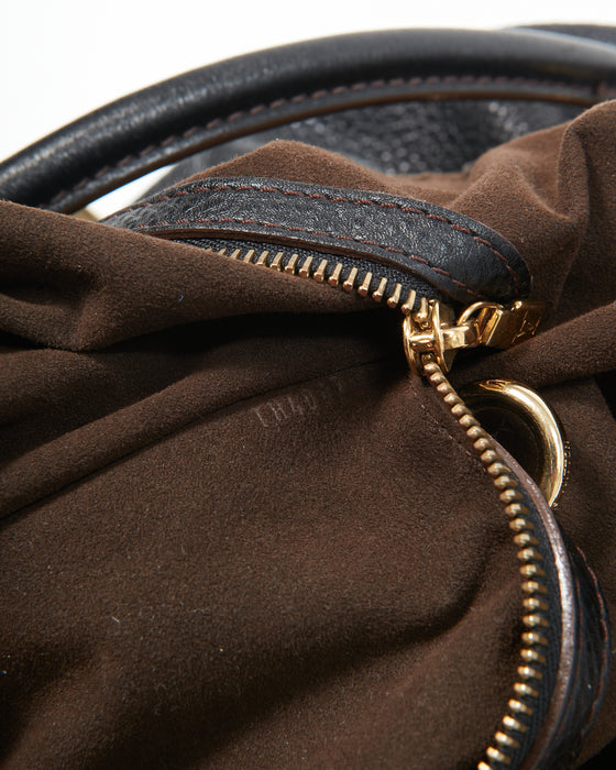 LOUIS VUITTON Mahina leather perforated bag - VALOIS VINTAGE PARIS