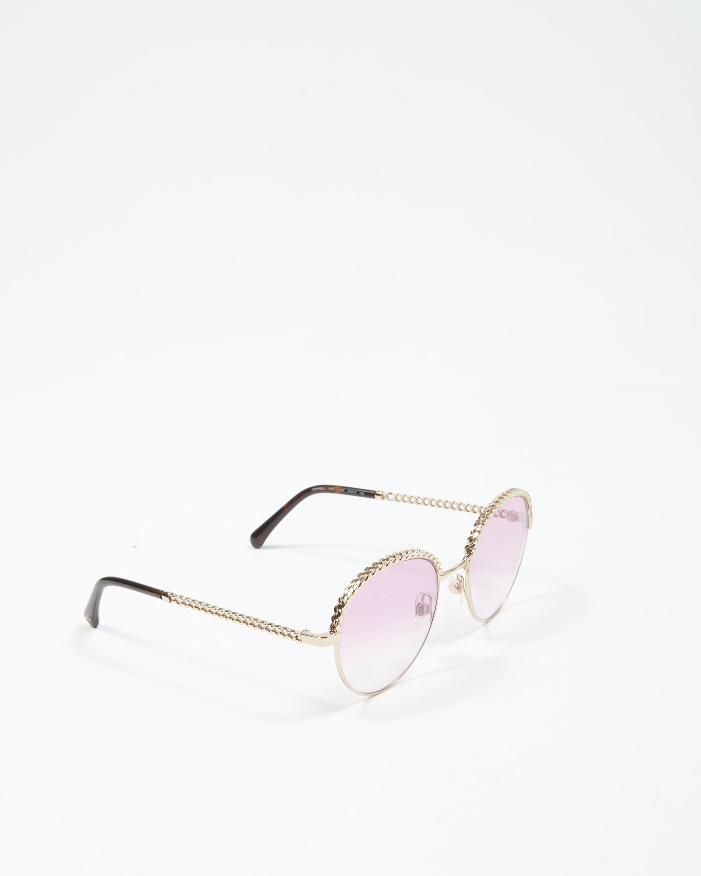 Chanel Pink Gradient Round Lense 2184 Sunglasses
