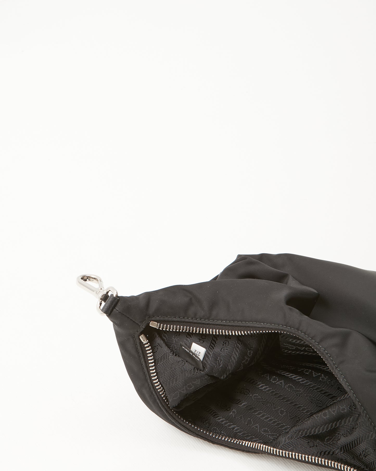 Prada Black Tessuto Nylon Re-Edition 2006 Chain Bag