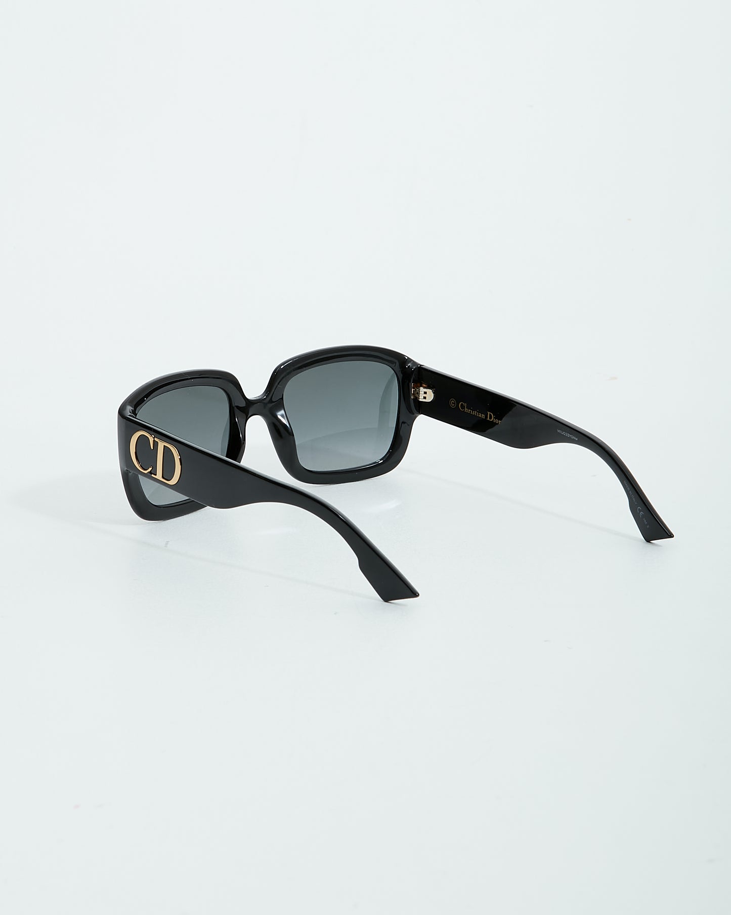 Dior Black Dior 8079O CD Logo Square Sunglasses