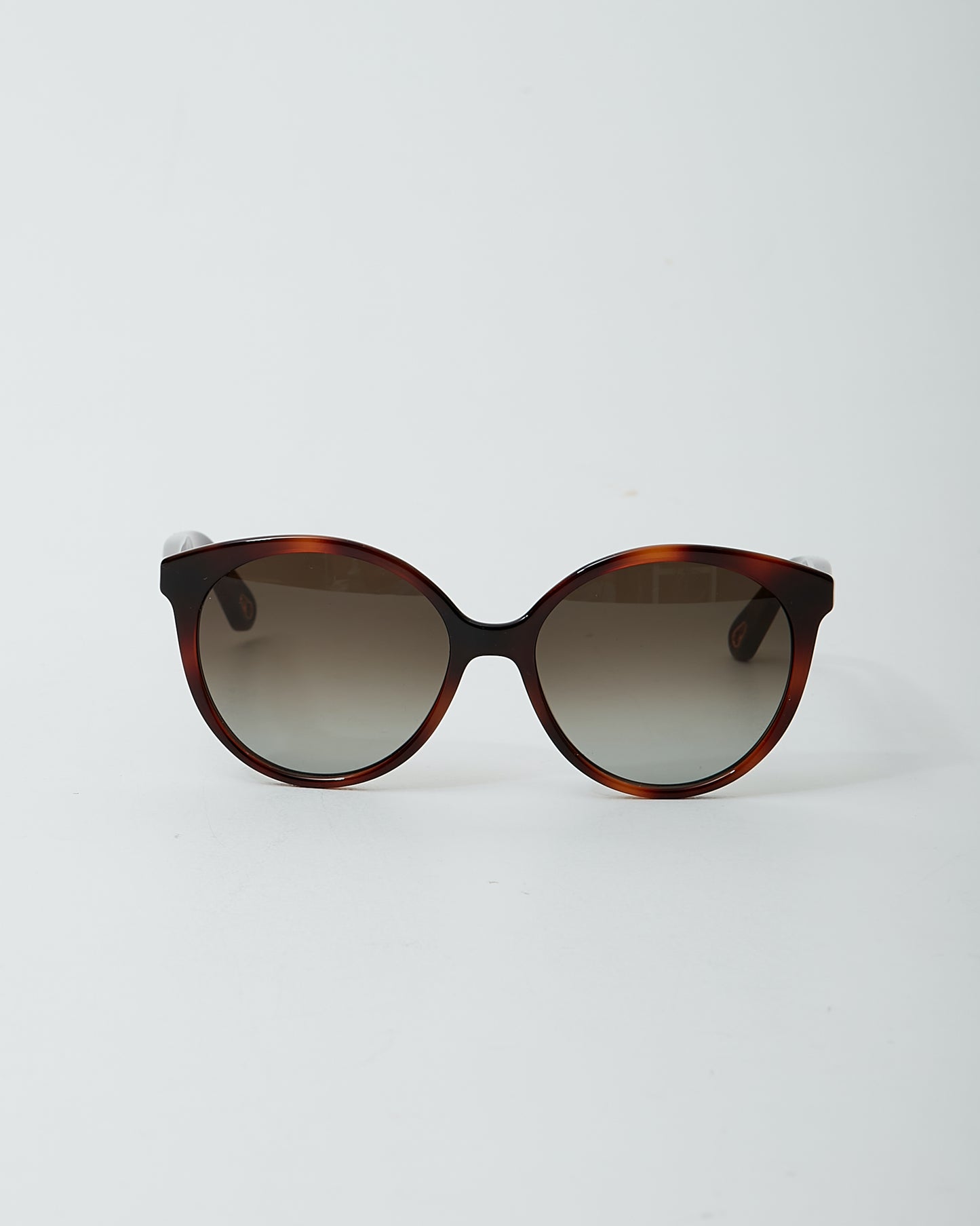 Chloé Havana CE765S Cat Eye Round Sunglasses