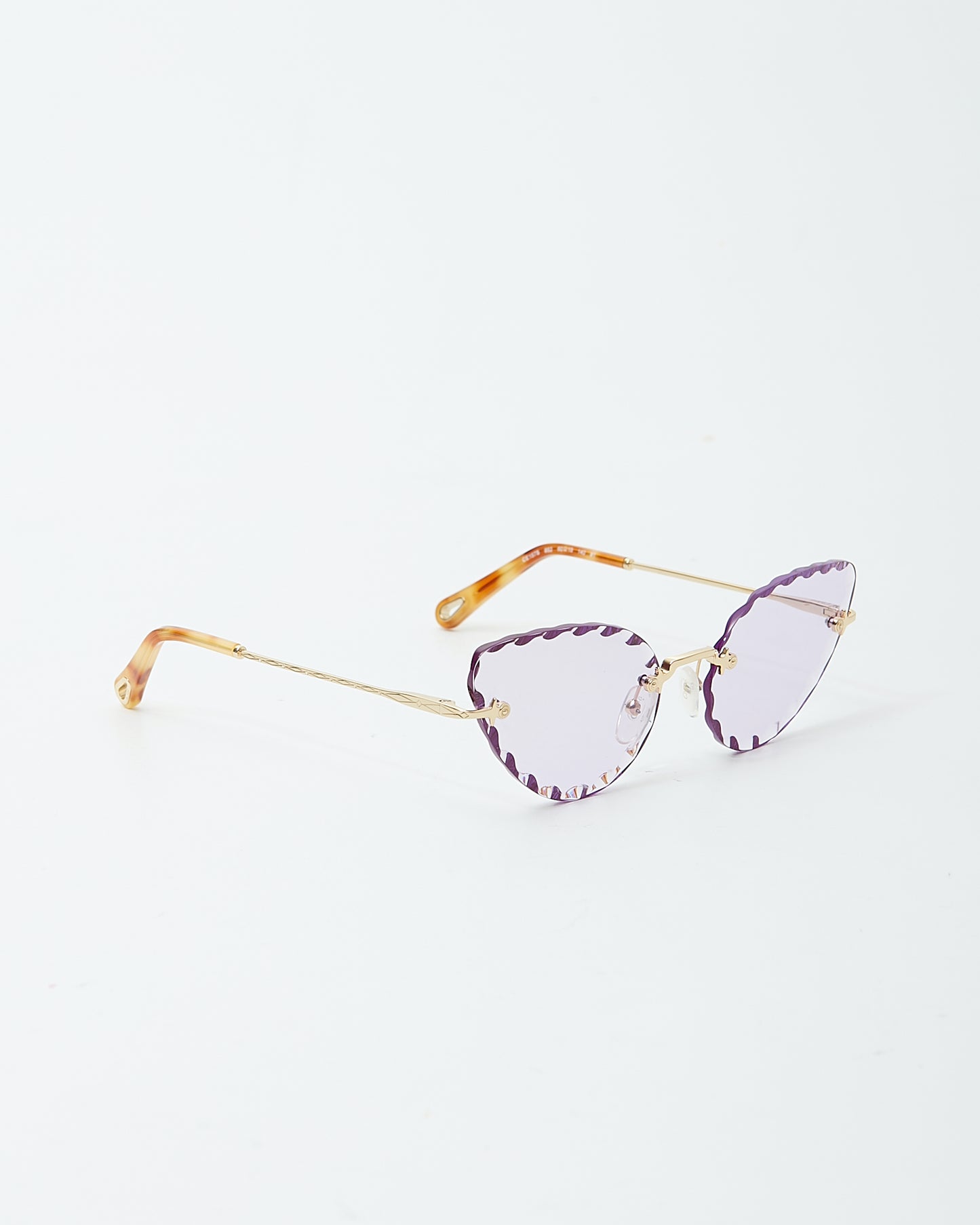 Chloé Purple CE157S Cat Eye Sunglasses