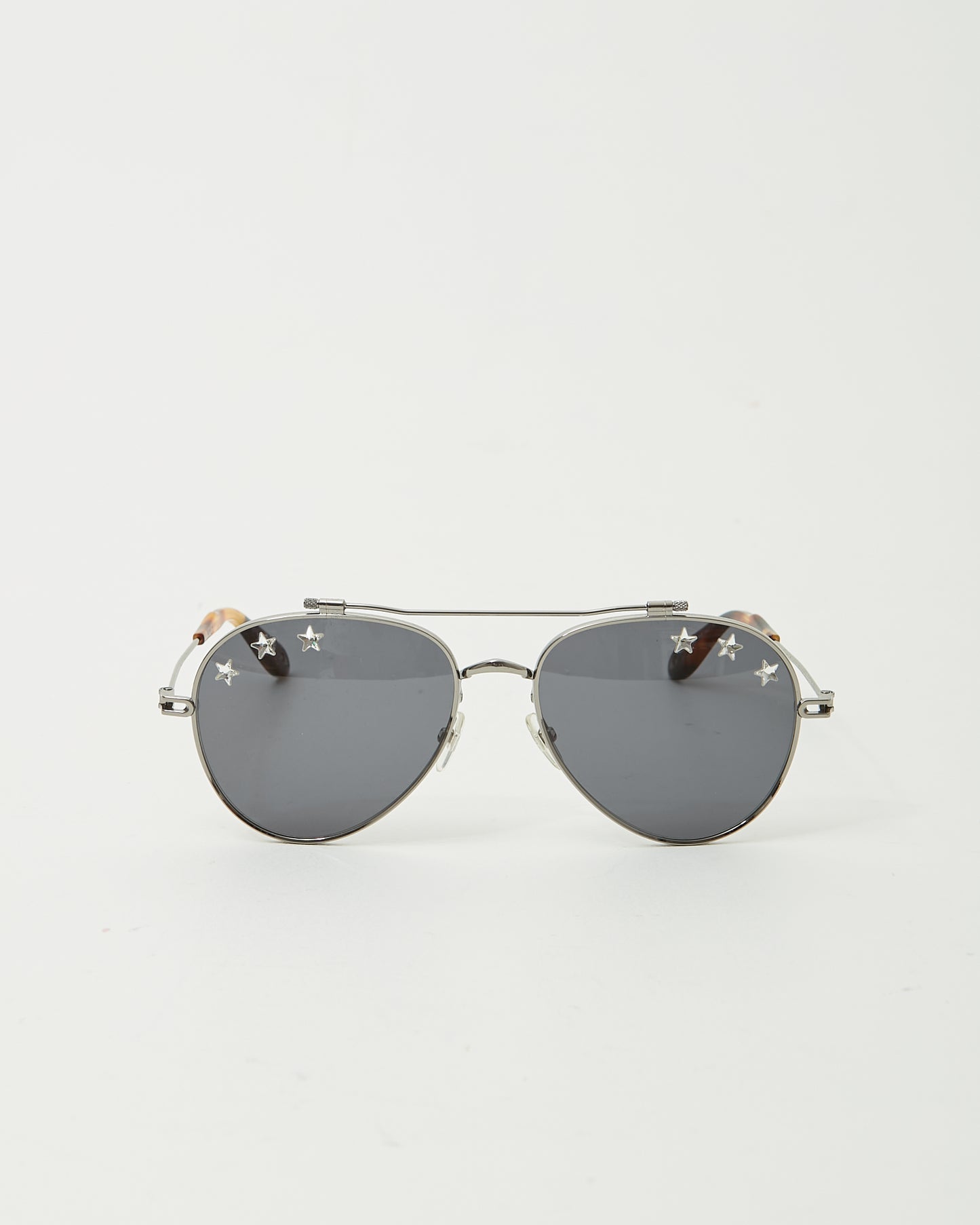 Lunettes de soleil aviateur Givenchy argent/noir GV7057/N/étoiles