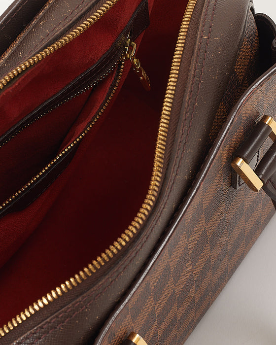 Louis Vuitton Damier Ebene Canvas Triana Top Handle Bag – RETYCHE