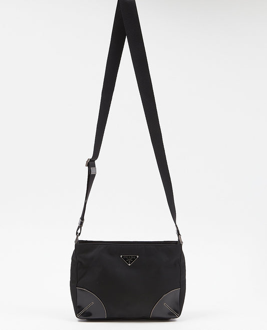 Prada Black Nylon Tessuto Crossbody Bag