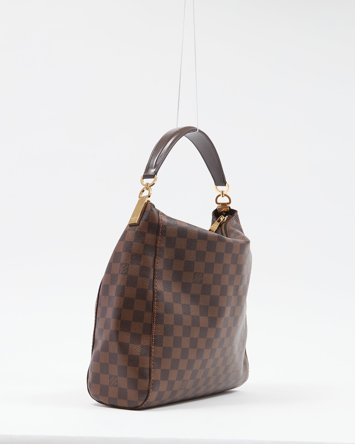 Louis Vuitton Damier Ebene Canvas Portobello PM Shoulder Bag