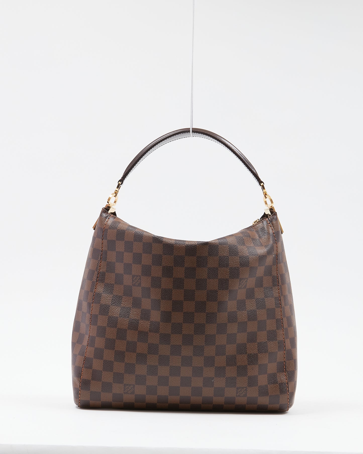 Louis Vuitton Damier Ebene Canvas Portobello PM Shoulder Bag