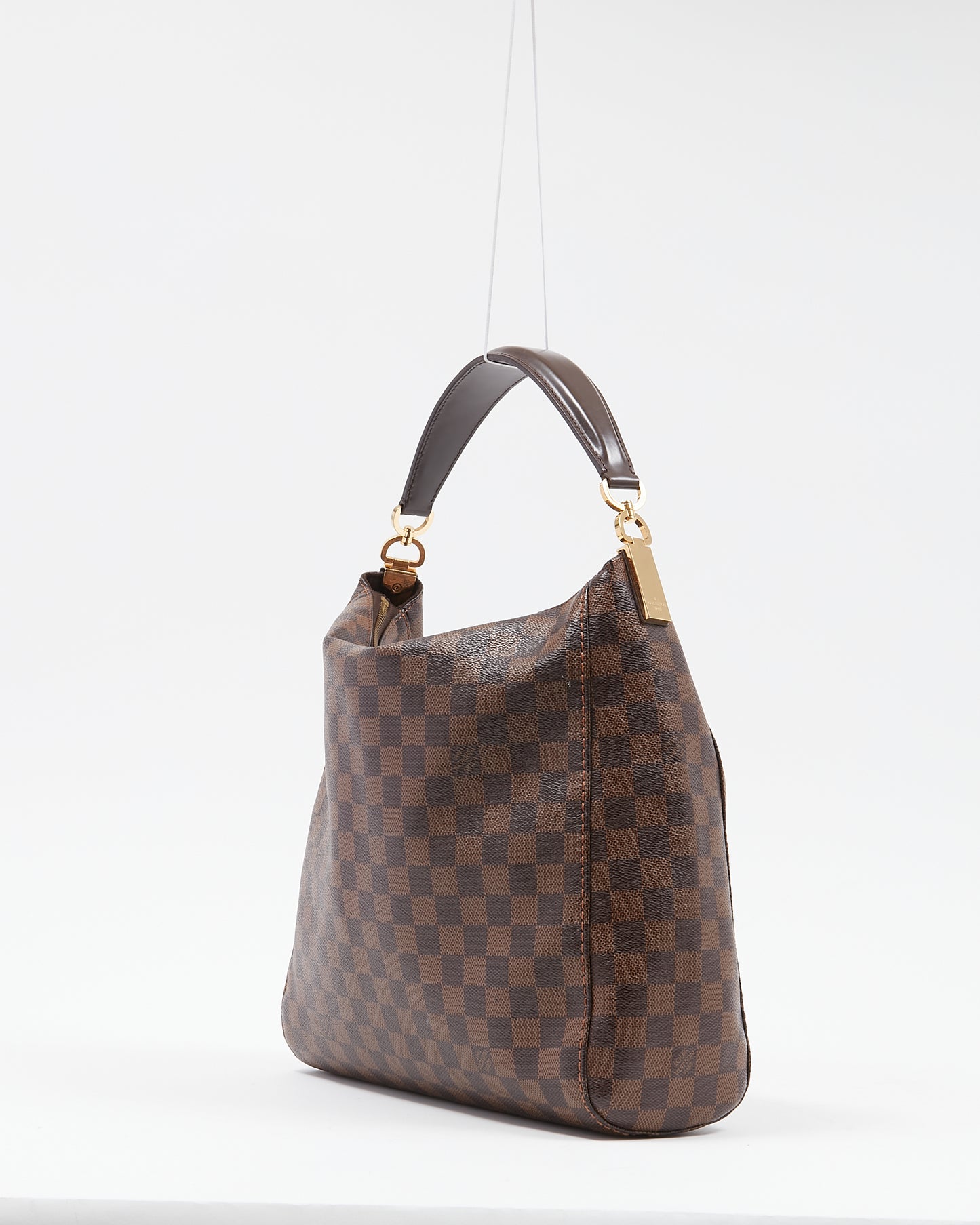 Louis Vuitton Damier Ebene Canvas Portobello PM Shoulder Bag