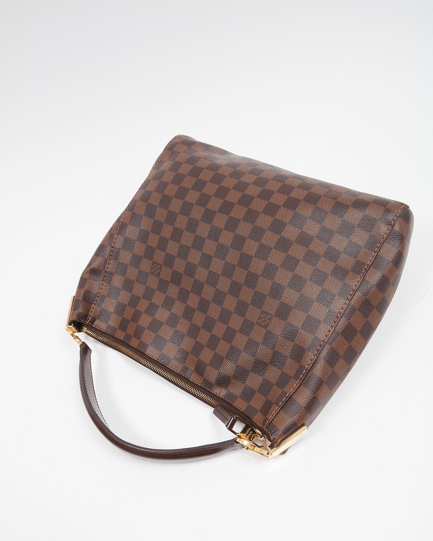 Louis Vuitton Damier Ebene Canvas Portobello PM Shoulder Bag