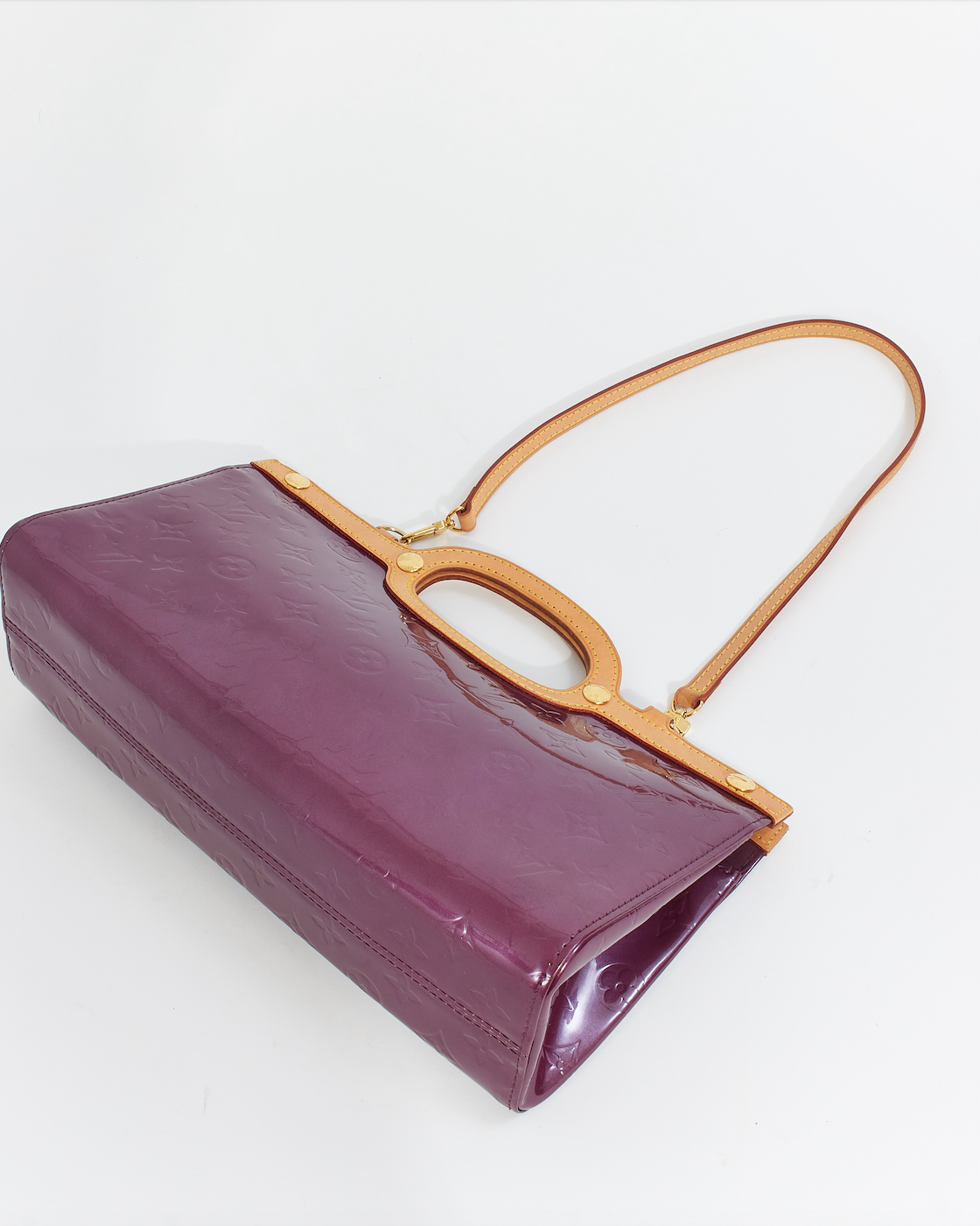 Louis Vuitton Purple Vernis Roxbury Drive Two-Way Bag