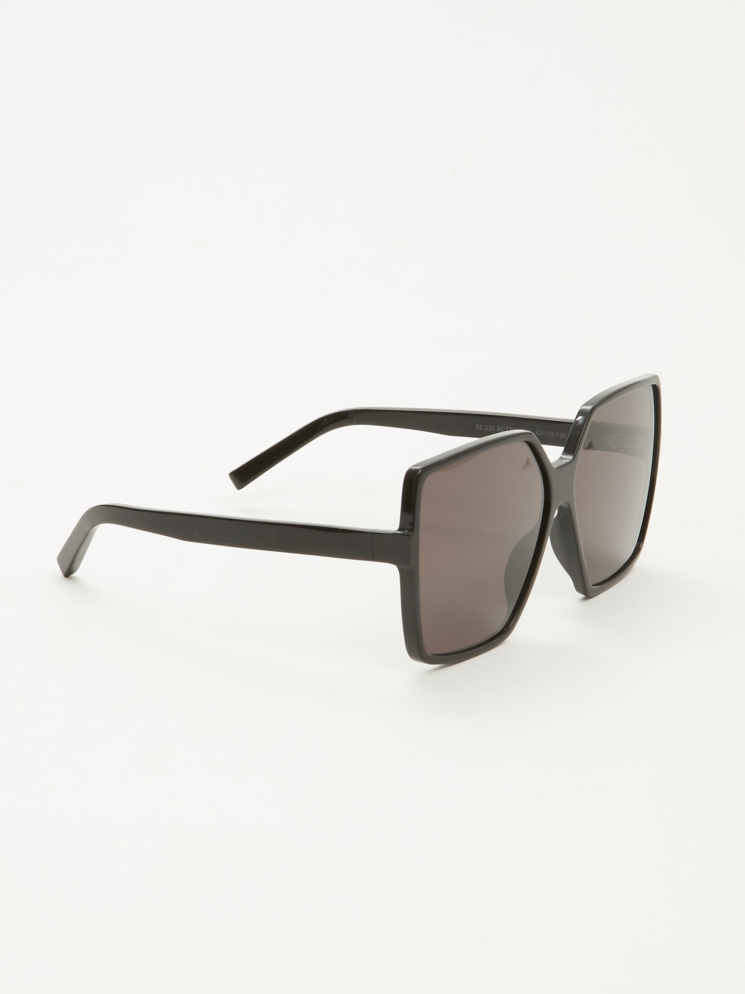 Saint Laurent Black Square Betty SL232 Sunglasses