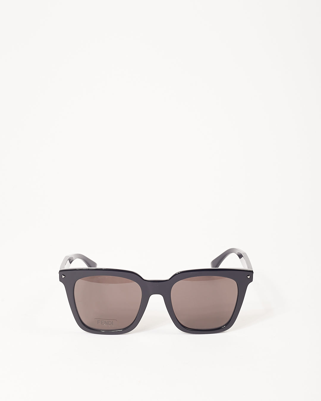 Fendi Lunettes de soleil Wayfarer carrées noires FF0216/F/S